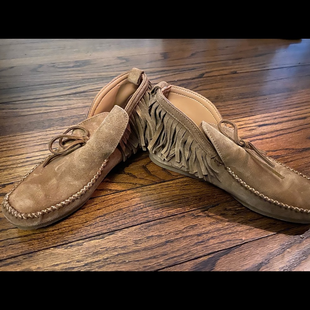 Brown moccasins in very good condition